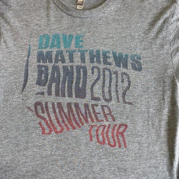 Dave Matthews Band Summer Tour 2012 Shirt, Concert Jam Tee, Adult Size Small - Picture 3 of 4